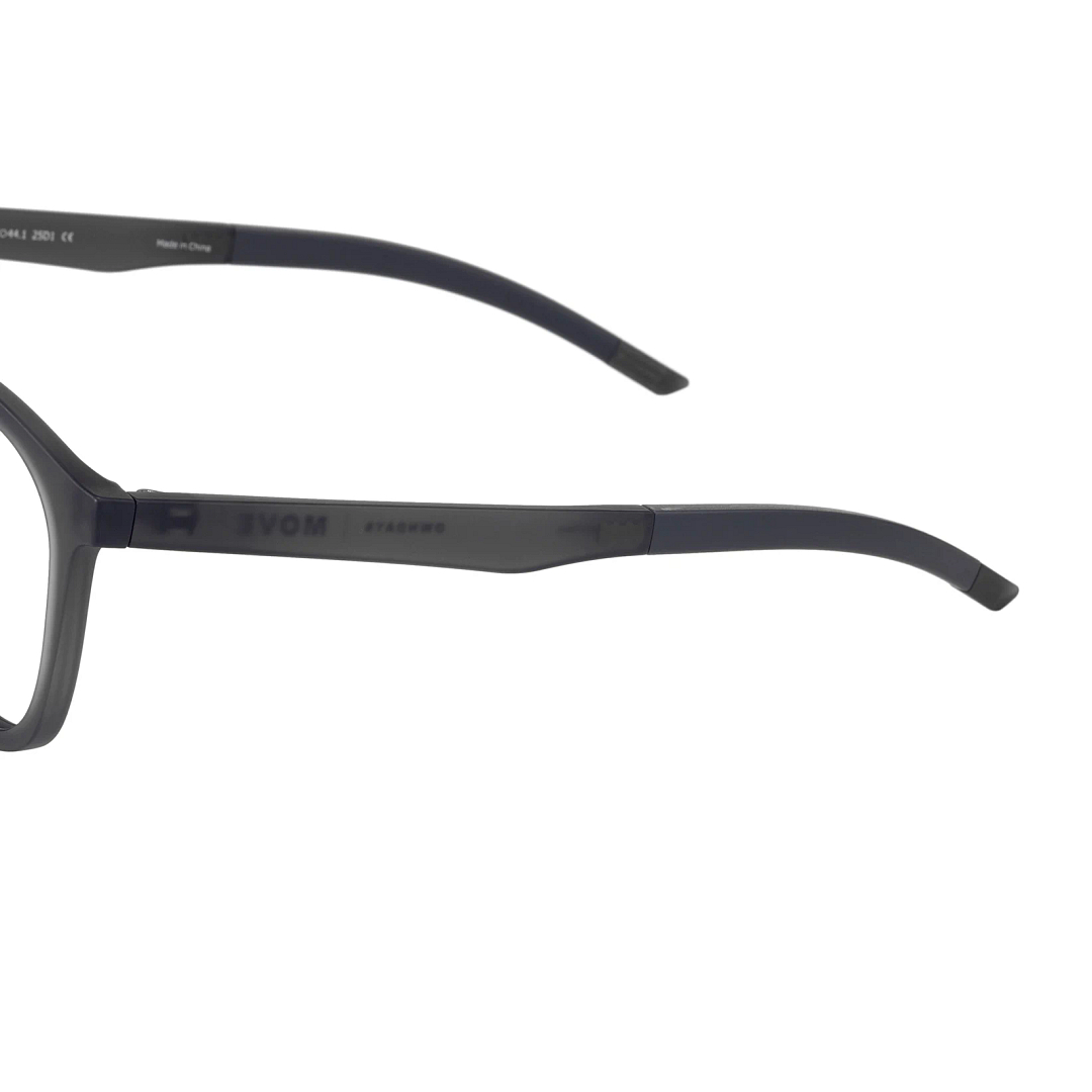 OWNDAYS | MOVE Matte Gray Full Rim Wellington left side